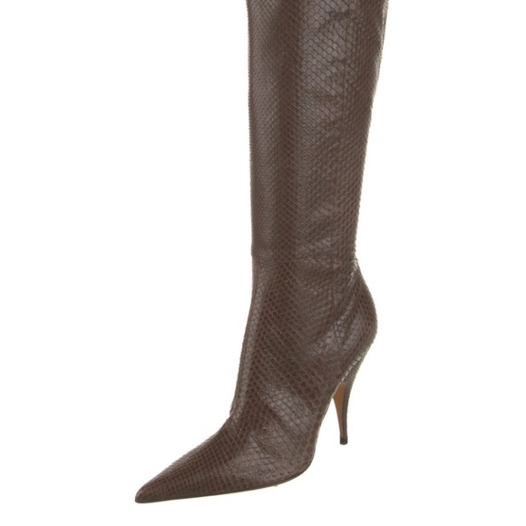Dior Snakeskin Boots - Picture 4 of 7